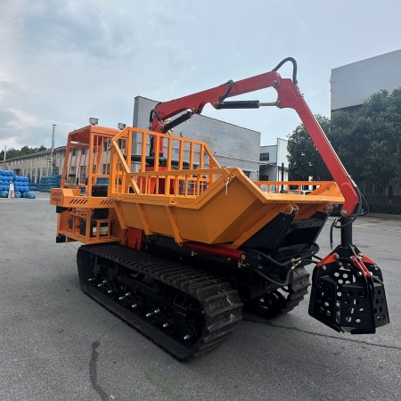 Útrist mei Crane Grab 5000kg Crawler Dumper